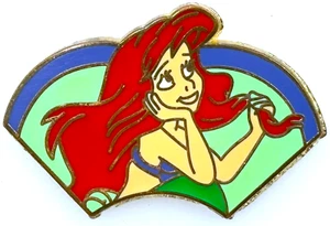 2007 - Prendedor comercial Disney - Pieza rompecabezas Ariel - La Sirenita (23) - Imagen 1 de 2
