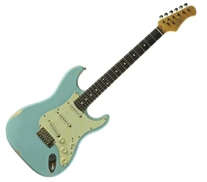 Eko S-300 Relic Daphne Blue Chitarra Elettrica Celeste - Foto 1 di 9