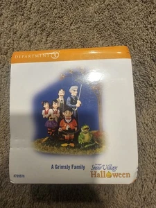 Dept 56 Halloween A Grimsly Family 799978 Snow Village Accessory - Picture 1 of 2