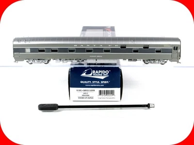HO Scale **SANTA FE** Duplex Sleeper *Indian Drum* -Rapido 101092, Lighted *RARE - Image 1 of 4