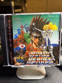 Neo Geo CD WORLD HEROES Japan Game And Manual Only, Please Read Description