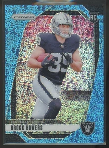 2024 Panini Prizm Brock Bowers #315 Rookie RC Blue Sparkle SP /96 Raiders - Bild 1 von 2