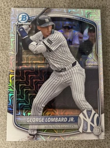 2025 Bowman Chrome #BCP-164 George Lombard Jr. New York Yankees Karte - Bild 1 von 1