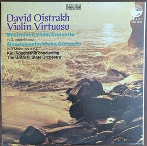David Oistrakh/Violin/Beethoven Violin Concerto/Mendelssohn Violin/Kondrashin - Foto 1 di 5