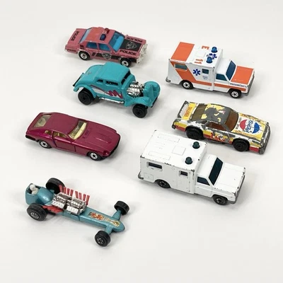 Vintage Matchbox Superfast Cars Slingshot Dragster Datsun Stocker Ambulance More - Image 1 of 4
