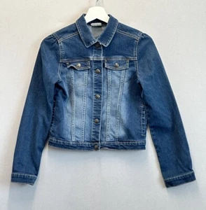 Crazy 8 Denim Jacket with Pockets Girl’s Size XL 14 - Picture 1 of 8