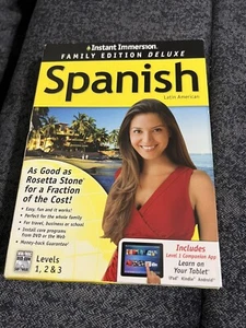 Instant Immersion: Levels 1, 2 & 3 Learn Spanish - Picture 1 of 2