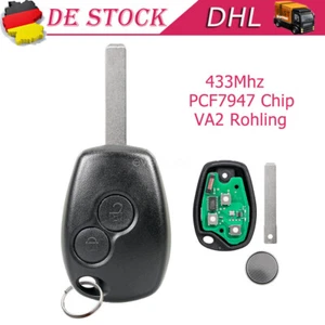 Chiave radio auto 433 MHz per Renault Twingo II Clio III Kangoo Wind Trafic VA2 - Foto 1 di 7