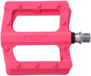 HT Components PA12 Pedals - Platform, Composite, 9/16", Neon Pink - Picture 1 of 1