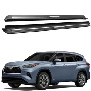 Fixed Running Board Side Step Pedal Nerf Bar Fit for Toyota Highlander 2020-2024 - Picture 1 of 7