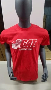 GAT SPORTS BRANDED T SHIRT NEW RED L SIZE ONLY GILDAN - Picture 1 of 2