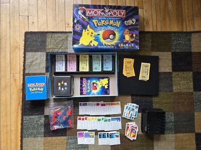 Pokemon Monopoly Board Game (Collectors Edition) Hasbro 1999 - 100% COMPLETE! EX - Image 1 of 4