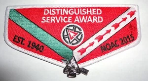 2015 NOAC OA Endowment Distinguished Service Award DSA 75th Anniv Flap - Picture 1 of 1