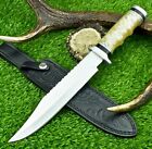 13" Custom Hand Forged D2 Steel Blade Bowie Knife, Hunting CAMPING Knife EX-3658