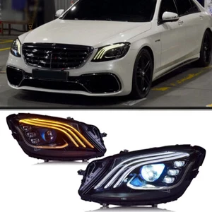 For Benz S CLASS W222 W223 2014-2018 LED Front Headlight DRL Projector Facelift - Picture 1 of 13