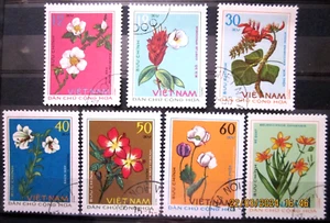 VIETNAM. ~ 1975 ~ S.G. NUMBERS N809-N810+N812-N816,~ MEDICINAL PLANTS.~VFU#03752 - Picture 1 of 1