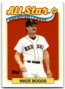 1989 Topps All-Star Wade Boggs Boston Red Sox #399