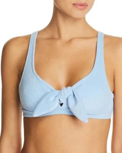 $120 Suboo Terry Blue Bow Bralette Bikini Top , Blue[ Size 4] - Picture 1 of 3