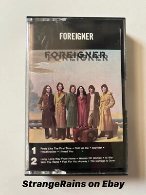 Foreigner - Self Titled - Cassette Tape -- PLAY TESTED / SOUNDS GREAT - Image 1 of 4