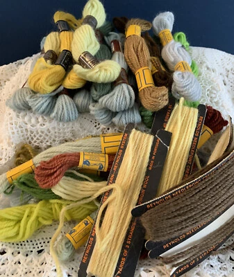 18 NOS DMC Laine Colbert Wool Floralia + Multi Colors - Image 1 of 3