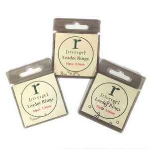 RIVERGE LEADER/TIPPET FLY FISHING RINGS 10 PER PACKET 1.5mm 2.0mm or 3.0mm - Picture 1 of 1