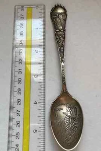 Sterling .925 Silber Souvenir Löffel - Niagarafälle letztes Opfer 4-1/4 Zoll - Bild 1 von 8