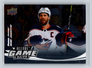 2022-23 Upper Deck Allure #GS-4 Boone Jenner -Game Stills Insert-Blue Jackets