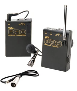 Pro HM660 WLM XLR M wireless lavalier mic for JVC HM660 HM650U HM620U HM600U - Picture 1 of 1