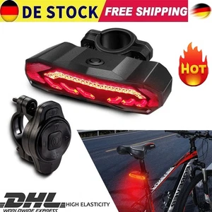 Fahrrad-Rücklicht mit Diebstahlsicherung, Verlustsicherung, wiederaufladbar DE - Bild 1 von 13