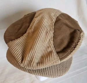 Vintage United Hatters Newsboy Cabbie Cap Hat Adult Medium - Picture 1 of 8
