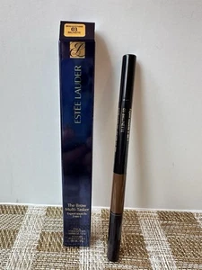 Estee Lauder The Brow Multi-Tasker 3 in 1 Pencil Powder Brush (03 Brunette) NIB - Picture 1 of 3