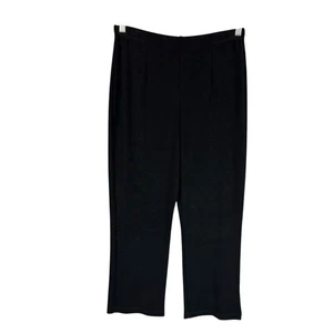 Chico's Travelers 1 Short US 8/10P Black Pull On Pants Acetate Spandex Slinky 1S - Picture 1 of 10