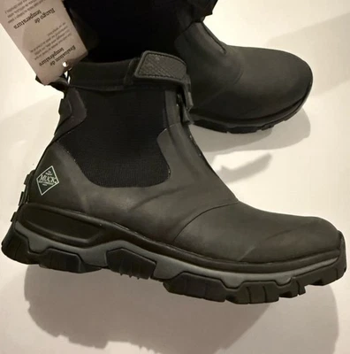 Nueva Bota Muck Para Hombre Apex Cremallera Media Invierno Bota de Caza, Negra Talla 9 Foto 1 de 2