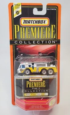 1997 Matchbox Premiere Collection Fire II  Park Ridge FD Fire Truck  Ladder #1 - Image 1 of 3