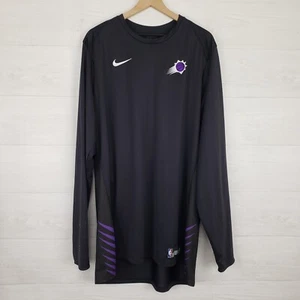 Maglia Nike Phoenix Suns Warm Up taglia 2XL alta nera viola Dri-Fit Los Suns - Foto 1 di 19