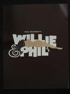 Programa de proyección Willie & Phil 1980 Michael Ontkean, Margot Kidder, ¡raro! - Imagen 1 de 1