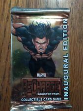 MARVEL RECHARGE INAUGURAL EDITION Trading Card Booster Pack New Sealed 2001!