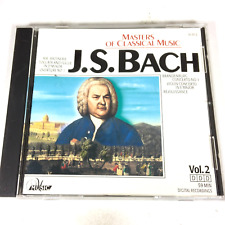 MASTERS OF CLASSICAL MUSIC VOLUME 2 - J.S. BACH - AUDIO CD - CLEARANCE