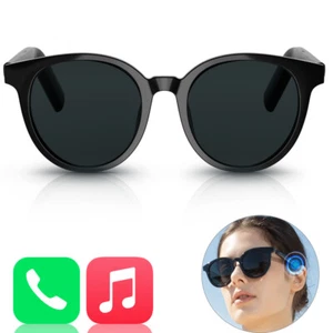 Smart Glasses with Speakers Bluetooth Polarized Translation Call Music Headphone - Picture 1 of 19