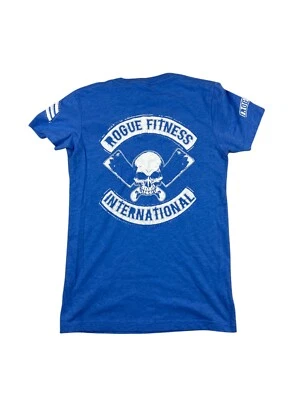 Женская футболка Rogue Fitness с коротким рукавом синяя размер M - Изображение 1 из 4