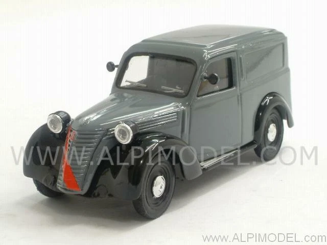 Fiat 1100E furgone 1947 Grey/Black New Model 1:43 BRUMM R177-03 - Immagine 1 di 1