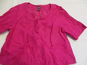 Womens kenneth cole reaction pink blouse sz s - Picture 1 of 5
