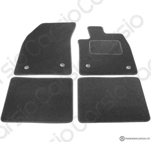 for Ford Focus 2018+ Onwards Tailored Carpet Car Floor Mats in Black 4pc Set - Picture 1 of 6