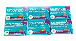Guardium Acid Reflux Control Gastro Resistant Heartburn | 6 X 7 = 42 Tablets - Picture 1 of 1