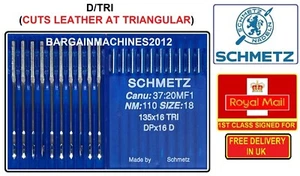 SCHMETZ DPX16D 135X16TRI CANU37:20MF1SIZE110/18 INDUSTRIAL SEWING MACHINE NEEDLE - Picture 1 of 4