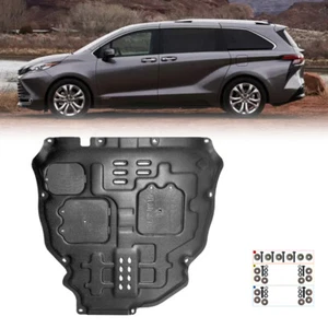 Protector guardabarros negro para motor delantero Toyota Sienna 2021-2024 - Imagen 1 de 10