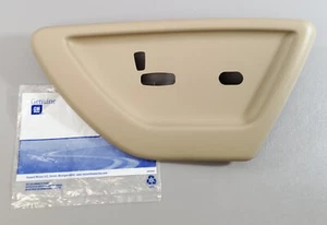 06-09 Trailblazer Passenger RH Cashmere Tan Power Seat Side Trim Cover NEW GM - Picture 1 of 7