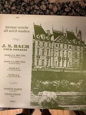 Vintage 1970s Vinyl Record: J.S. Bach (Four Sonatas)