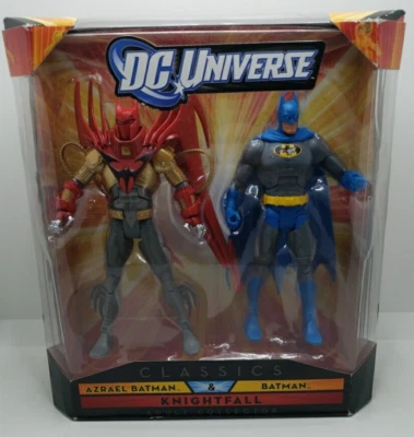 DC Universe Classics Knightfall AZRAEL & BATMAN 6" Figure 2-Pack Mattel 2011 - Image 1 of 4