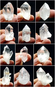 NATURAL QUARTZ POINTS CRYSTAL HEALING CRYSTAL TERMINATED REIKI - Picture 1 of 12